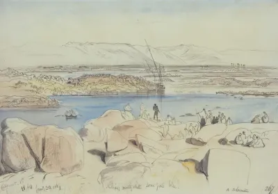 Nubians At The First Cataract On The Nile At Philae Egypt