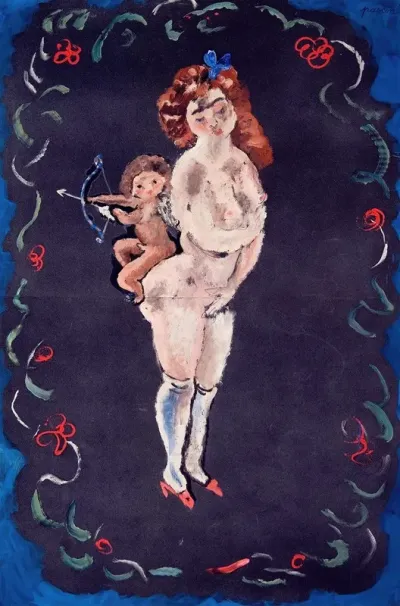 Nude And Cupid