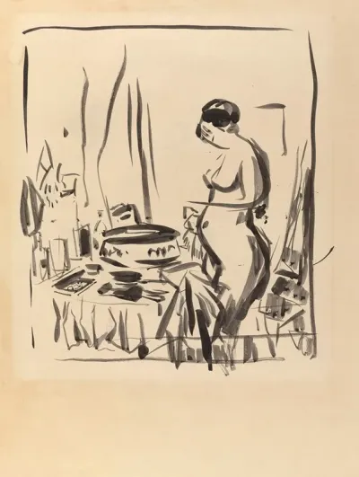 Nude At A Dressing Table
