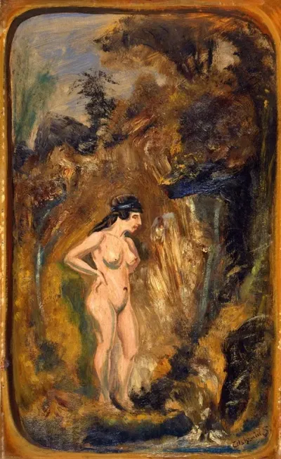 Nude In Forest
