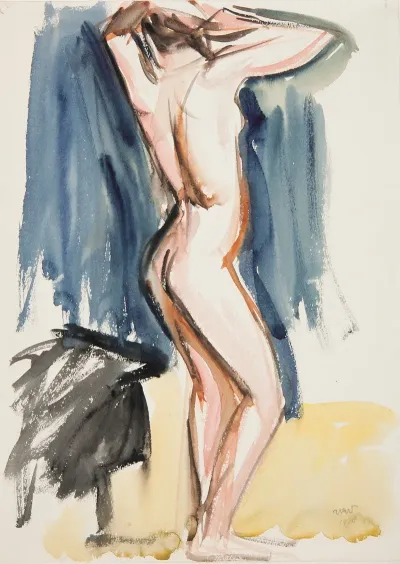 Nude In The Artists Study