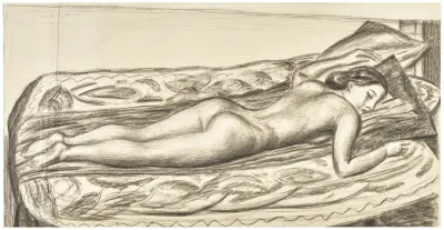 Nude Lying On A Bed