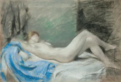 Nude Of A Reclining Woman