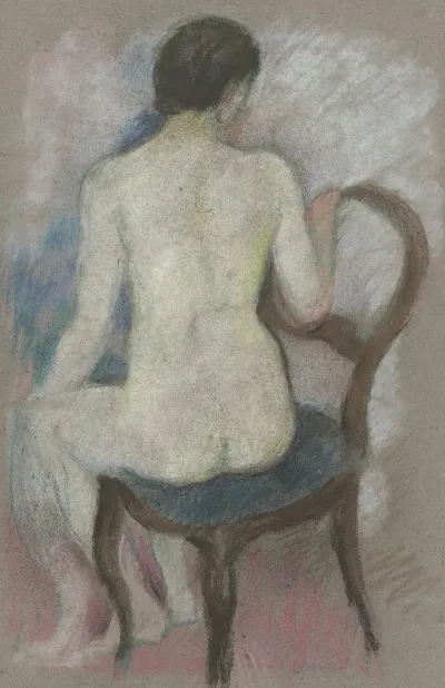 Nude On Chair