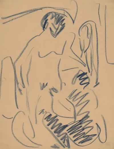Nude On The Beach