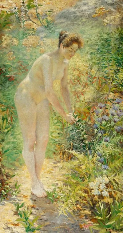 Nude Standing Outdoors
