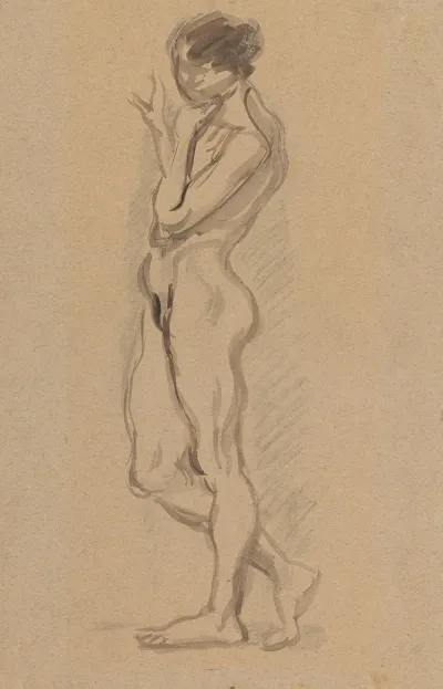 Nude Standing Sideways