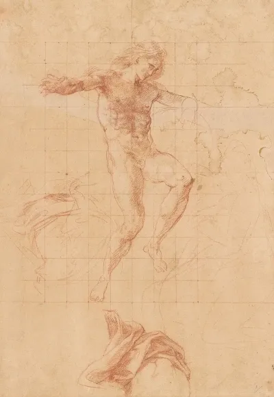 Nude Study And Drapery Details