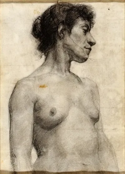 Nude Study Of A Young Girl