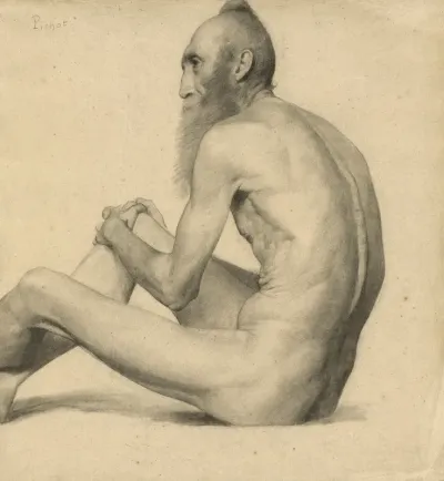 Nude Study Of An Old Man 2