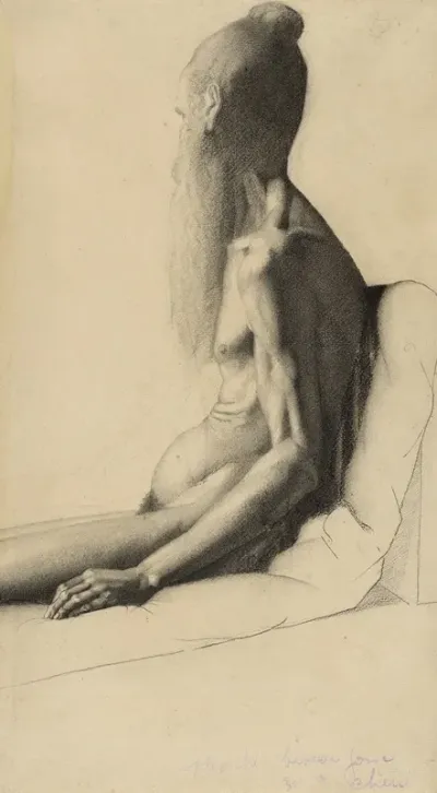 Nude Study Of An Old Man 3