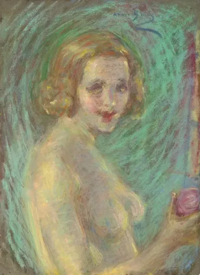 Nude With Fruit