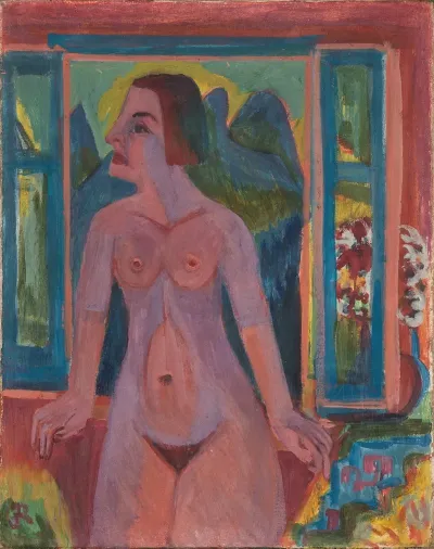 Nude Woman At Window 2