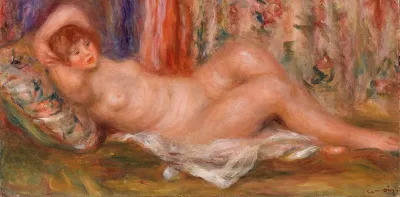 Nude Woman Reclining Femme Nue Couchee Sur Le Dos