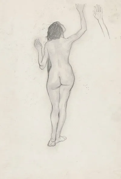 Nude Woman Turned Back