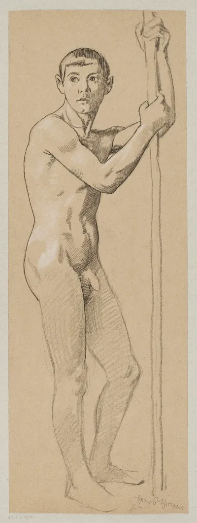 Nude Young Man