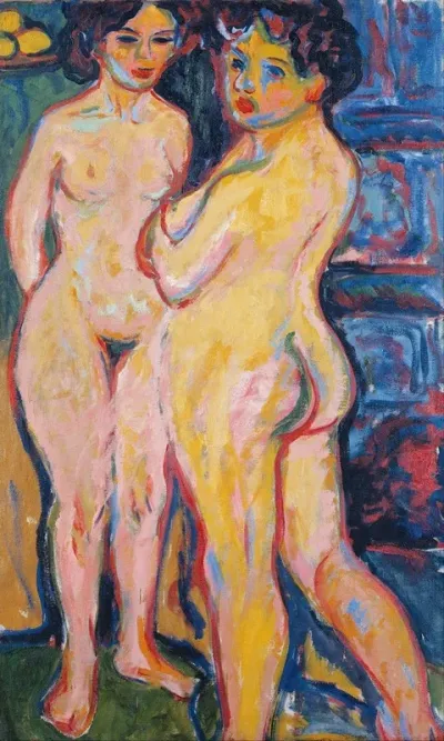 Nudes Standing By Stove