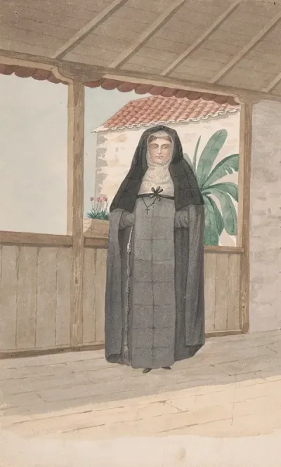 Nun Of The Order Of Santa Clara