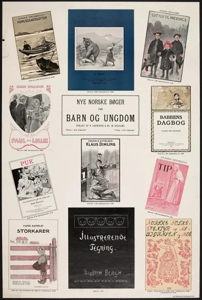 Nye Norske Boger For Barn Og Ungdom Aschehoug 1904