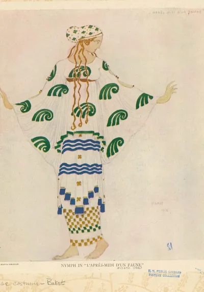 Nymph In Lapres Midi Dun Faune