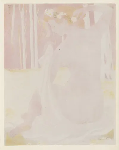 Nymphe Couronnee De Paquerettes