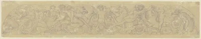 Nymphen Und Satyrn Auf Fabeltieren