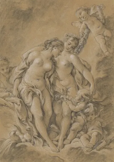 Nymphs And Cupids