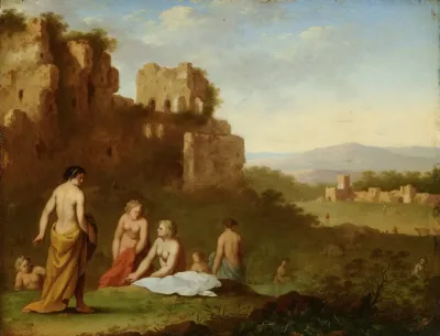 Nymphs Bathing