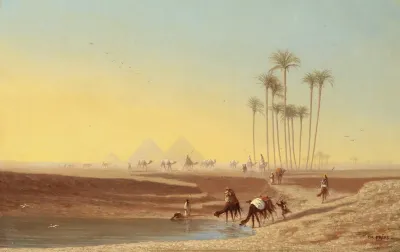 Oasis Pres Des Pyramides