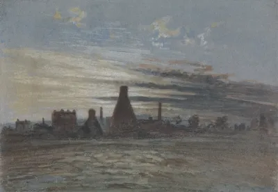 Oast House At Dusk