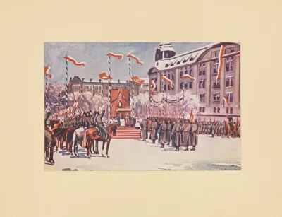 Oath Of The Polish Army Under The Command Of General Dowbor Musnicki On Sunday January 26 1919