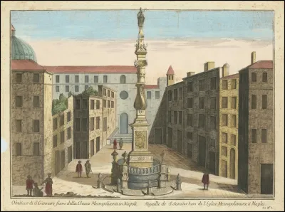 Obelisco Di S Gennaro Fuori Della Chiesa Metropolitana In Napoli