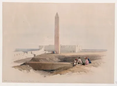 Obelisk At Alexandria Commonly Called Cleopatras Needle