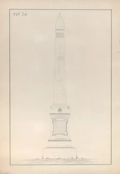 Obelisk Grave Monument No 84
