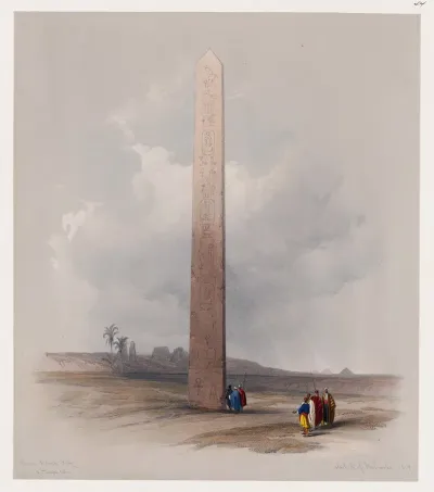 Obelisk Of Heliopolis 1839