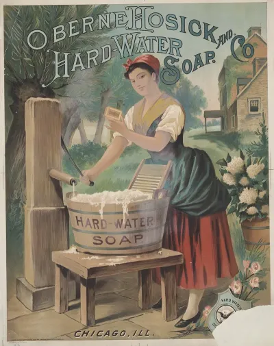 Oberne Hosick And Co Hard Water Soap Chicago Ill