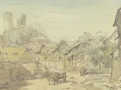 Oberreifenberg Mit Burg Reifenberg