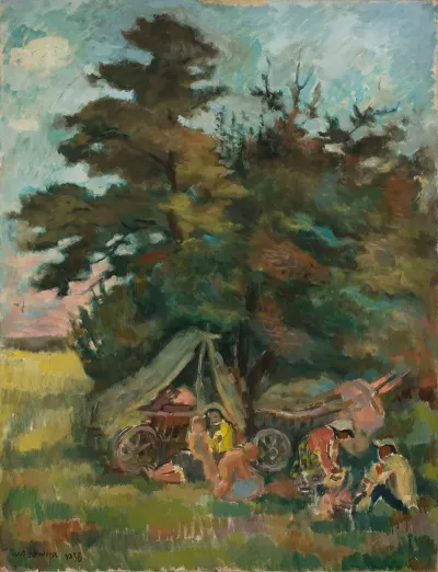 Oboz Cyganski Pod Drzewem