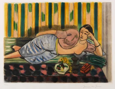 Odalisque Au Coffret Rouge
