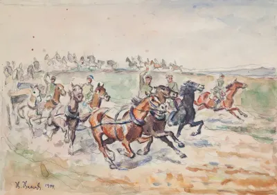 Oddzial Artylerii Konnej W Galopie 2
