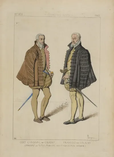 Odet Cardinal De Coligny Francois De Coligny