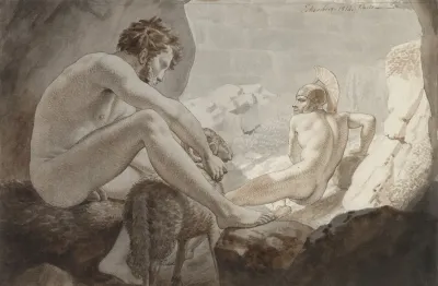 Odysseus Flygter Fra Polyfem