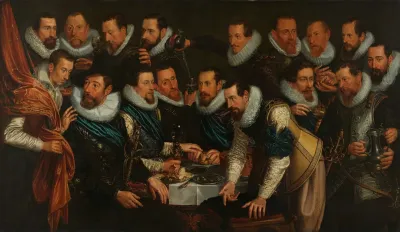 Officers And Other Civic Guardsmen Of The Xith District Of Amsterdam Under The Command Of Captain Geurt Dircksz Van Beuningen And Lieutenant Pieter Martensz Hoeffijser