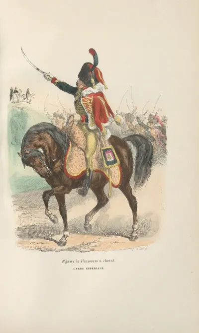 Officier De Chasseurs A Cheval Garde Imperiale