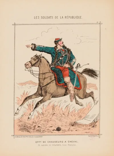 Officier De Chasseurs A Cheval