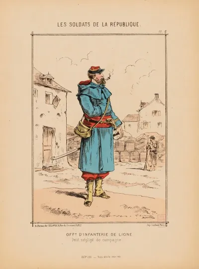 Officier Dinfanterie De Ligne