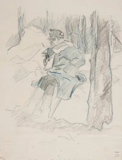 Oficer Legionu Ukrainskich Strzelcow Siczowych 1914 1920 W Lesie