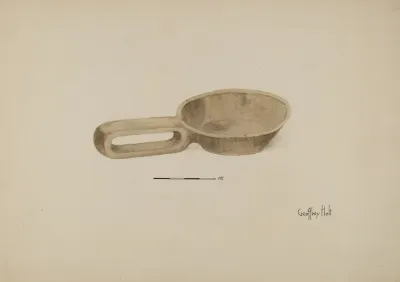 Oil Wood Ladle