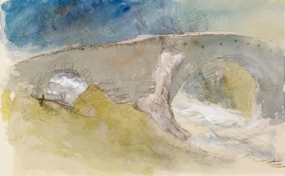 Old Bridge Over A Mountain Torrent