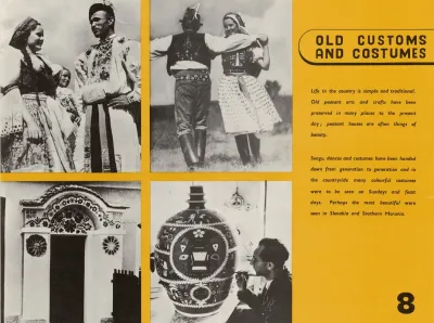 Old Customs And Costumes Czechoslovakia